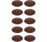10x Cache vis plastique Torx T20 12mm marron foncé capuchon plat protection G