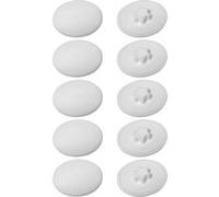 10x Cache vis plastique Torx T25 15mm blanc capuchon plat protection Blanc G