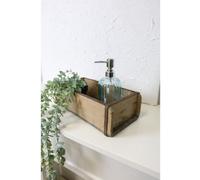 10x Caisse en bois en forme de brique Vieux bois hêtre Organisateur Boîte de rangement Vintage