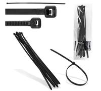 10x Collier de Serrage 8,8 x 550 mm Attache Câble Poignée Serre-Câbles Plastique Nylon Résistante Température UV Autobloquants Industrie Bureau Domicile Extérieur