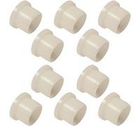 10x Coussinet entretoise épaulée 10 x 12 x 16 x 6 x 2mm plastique nylon 6.6 vis rondelle collerette G