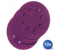 10X Disque Abrasif Felpex Perforé Mm 150 Grain 180