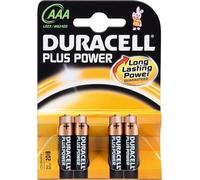 10x Duracell 49511 Plus Power LR03/AAA (Micro) (MN2400) pile, 4 pcs. sous blister - Pile alcaline-manganèse (Alkaline), 1,5 V