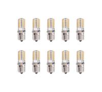 10X E17 Socket 5W 64 Lampe LED Ampoule 3014 SMD Lumiere Blanc Chaud AC 110V-220V