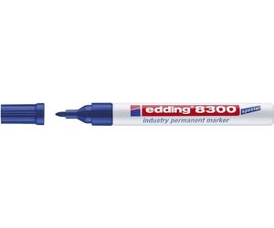10x Edding 4-8300003 8300 Marqueur permanent industrie - 1.5 - 3 mm, bleu