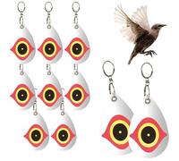 10x effaroucheur d'oiseaux - dissuasif pour étourneaux Corbeaux choucas Pigeons - épouvantail - répulsif pour Oiseaux