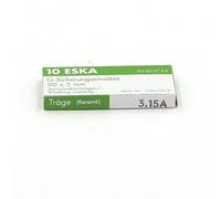 10x Fusible Temporisé (T) en céramique 3.15A / 250VAC 5x20mm