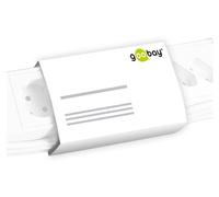 10x Goobay 45194 Multiprise 5x, protégée contre les éclaboussures, 3 m, noir-jaune - 5x prise de courant de sécurité (type F, CEE 7/3) avec capuchons de protection, convient pour l'extérieur