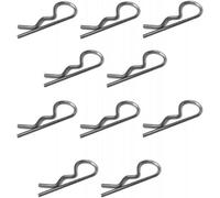 10x GOUPILLE BETA 4MM ACIER TONDEUSE TRACTEUR MOTOCULTEUR REMORQUE PORTAIL CLIP