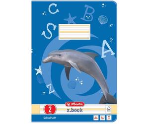 10x Herlitz 3321700 Lineatur 2 cahier d'école x.book DIN A4 ligné