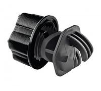Isolateurs à visser pour fil métallique cordelette et ruban de 10 mm Ako Vario Plus Universel (x10) Noir 10 mm