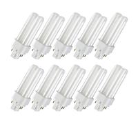 10x Lampe Économique Osram Dulux D/E 13W/827 G24q-1 Lumilux Warmweiß 4P