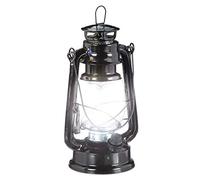 10x lampe-tempête LED, lanterne retro comme décoration de fenêtre ou de jardin, à piles, noir