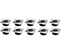 10x LED encastré de sol solaire spot de sol lampe solaire 10x LED encastré de sol spot de sol lampe solaire