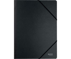 10x LEITZ 39080095 dossier d'angle recyclé 3908 noir