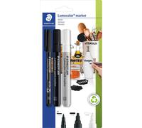 10x Lumocolor 60 BK-7 Set de marqueurs Lumocolor 3St BK