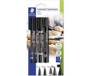 10x Lumocolor 60 BK Marker Set Lumocolor 4St
