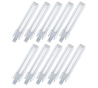 10x Osram Dulux S 7W 840 G23 Lampe Fluorescente Compacte Blanc Froid 4000K 2P