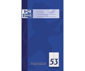 10x OXFORD 100050336 Cahier de vocabulaire 53 DIN A4 32 feuilles 2 colonnes lignées