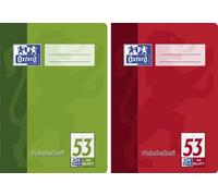 10x OXFORD 100050383 Lineatur 53 cahier de vocabulaire DIN A5 32 feuilles 2 colonnes lignées