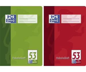 10x OXFORD 100050383 Lineatur 53 cahier de vocabulaire DIN A5 32 feuilles 2 colonnes lignées