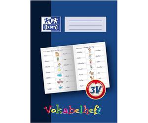 10x Oxford 100057954 Cahier de vocabulaire Linéature : 3V DIN A4 16 feuilles