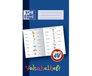 10x Oxford 100057955 Lernsysteme Cahier de vocabulaire LIN4V A4 16 feuilles 4V (3 colonnes à colorier)