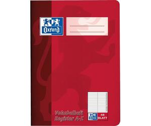 10x OXFORD 100302812 Cahier de vocabulaire avec répertoire DIN A5 2 colonnes 48 feuilles