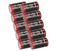 10x pile Kraftmax Lithium 3,6V ER34615 D -Pile LS33600 Mono