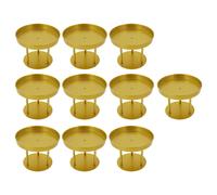 10x Présentoir de fleurs de mariage rond or pour le mariage Home Decor