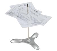10x Q-Connect® KF14631 Zettelspieß silber/grau
