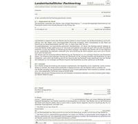 10x RNK Verlag 555 Contrat de bail agricole 4 pages pliées sur DIN A4