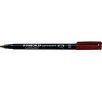10x Staedtler® 314-7 Stylo fin universel Lumocolor® permanent B brun