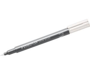 10x STAEDTLER 8321-0 Marqueur pinceau blanc weiß