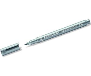 10x STAEDTLER 8323-81 Marqueur Staedtler argent métallique