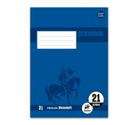 10x Staufen® 734010241 Cahier octave PREMIUM Academy LIN 21 - A6, 90 g/qm, 32 feuilles, ligné