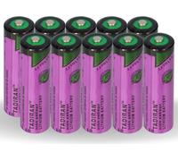 10x Tadiran pile lithium 3,6V SL 760/S AA - cellule LiSOCl2 2200mAh