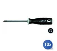 10X Tournevis Maurer Plus À Croix Phillips Acier S2 PH 2X100