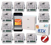10x TUYAde volets roulants Télécommande Zigbee RFR1M E