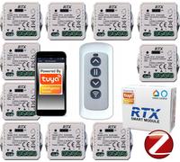 10x TUYAde volets roulants Télécommande Zigbee RFRCM E