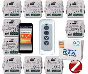 10x TUYAde volets roulants Télécommande Zigbee RFRCM E