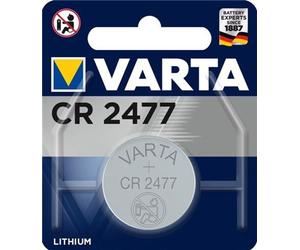 10X Varta 40866 Professional Electronics CR2477 (6477) - Lithium-Knopfzelle, 3 V
