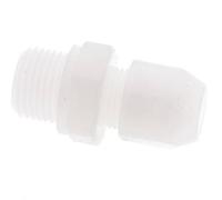 10x12mm & G1/2'' PVDF Raccord droit pour tuyau avec filetage mâle 10bar/145psi