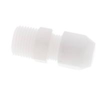 10x12mm & R1/2'' PVDF Raccord droit pour tuyau avec filetage mâle 10bar/145psi