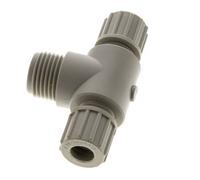 10x8mm Et G1/2'' Raccord De Compression En PP En T Avec Filetage Mâle 10 Bar