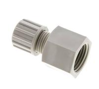 10x8mm & G1/2'' PP Raccord à compression droit avec filetage femelle 10 bar