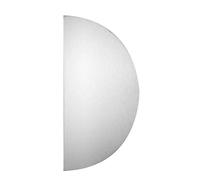 11-0102-1630 Plaque demi-lune adhésive aluminium 300 x 150 x 0,8 mm argent