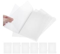 11 Pièces Intercalaires de Classeur à Onglets en PP | Design Transparent, Texture Mate et Lisse, pour Classer Vos Documents des Classeurs à 6 Anneaux