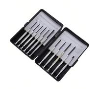 11 pièces Mini Set de Tournevis de Précision, Kit d'Outils Multifonctionnel, Convient pour Montre, Lunettes, Électronique, Réparation de Bijoux, Accessoires d'Entretien Essentiels 1 ensembleAcier alli