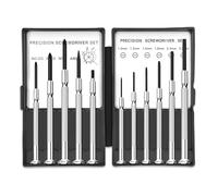 11 Pièces Mini Tournevis de Précision, Kit Horlogerie Montre Tournevis, Mini Screwdriver Set, Tourne Vis de Précision pour la Réparation de Lunettes,Montres,Ordinateurs et équipements de Précision